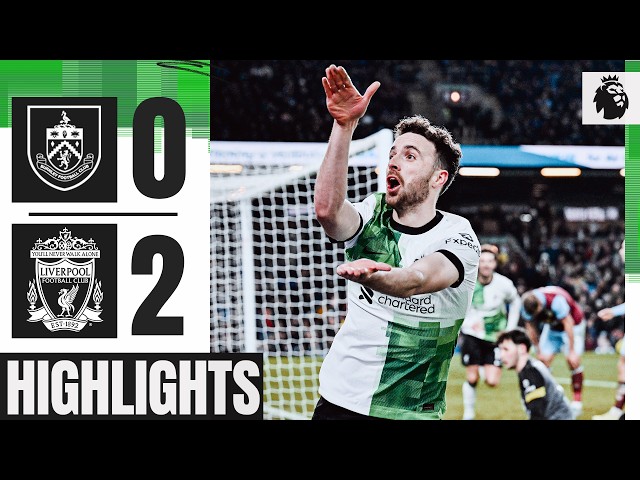 Darwin Nunez and Diogo Jota score in Boxing Day win! | Highlights | Burnley 0-2 Liverpool