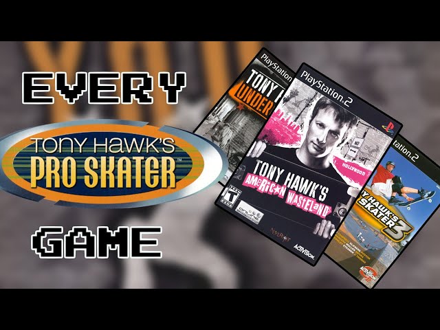 Reviewing EVERY Mainline Tony Hawk Game in One Video