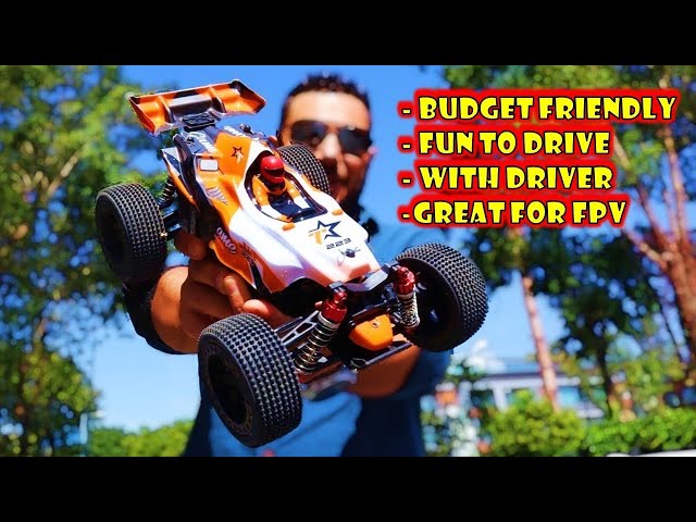 RBRC 1604 is a Budget RC Car with Detachable Driver Head to FPV