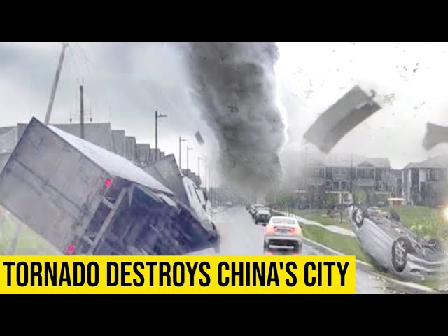 Tornado in China brings Devastation in Jiangsu Province.