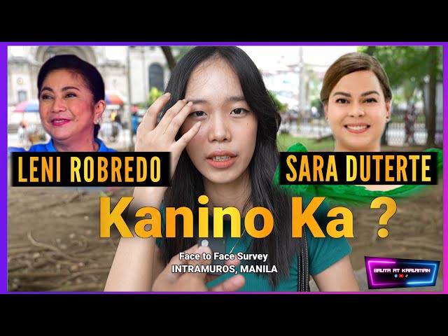 Leni Robredo o Sara Duterte | Kanino Ka? | Face to Face | Leni Robredo VP Sara Duterte latest news