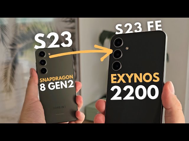 Galaxy S23 vs S23 FE - Is Exynos BETTER?!