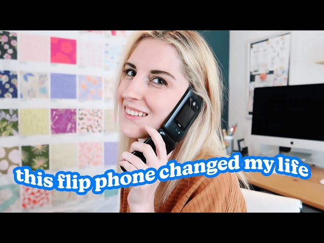 why & how i use a flip phone in 2022 (sunbeam wireless daisy)