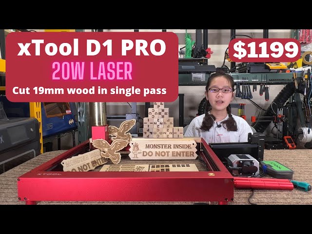 xTool D1 Pro 20W laser engraver: The most powerful diode laser engraver that cut 19mm wood in 1 pass