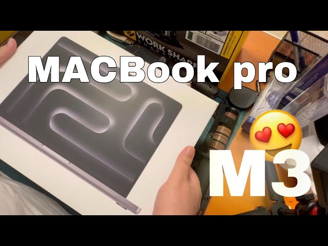 فتح صندوق MacBook pro M3 14 inch @uae_knives_collector