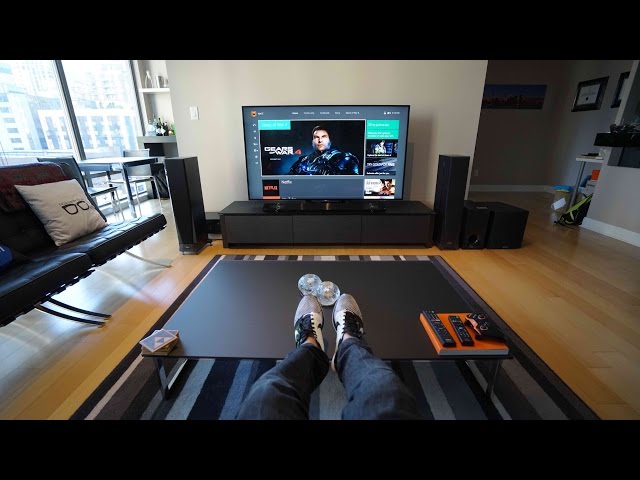 Ultimate 4K TV Setup - Tech Living Room Tour