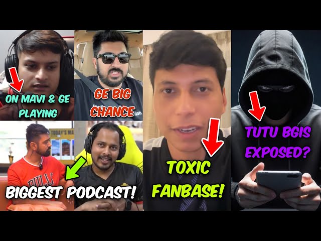 Toxic Fanbase! - Sensei Reply | Bgis Tutu | Biggest Podcast Reply | GE Full Update | Hydra, Gyan