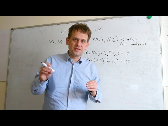 Linear Algebra: Injective Images of Linearly Independent Sets are Independent