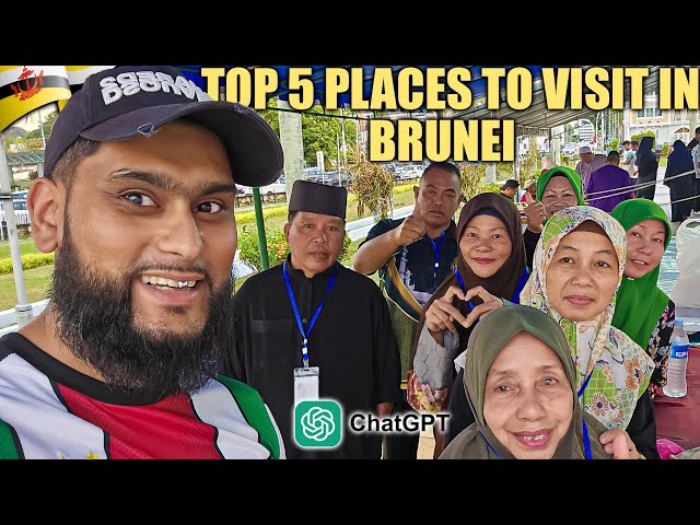 ChatGPT Gave Me Top 5 MUST SEE PLACES! (Brunei)🇧🇳
