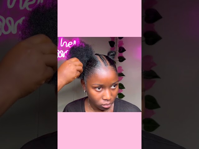 4c natural hairstyle 💖