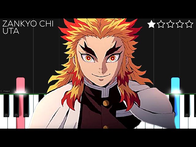 Kimetsu No Yaiba Season 2 OP - Zankyo Chi Uta | EASY Piano Tutorial