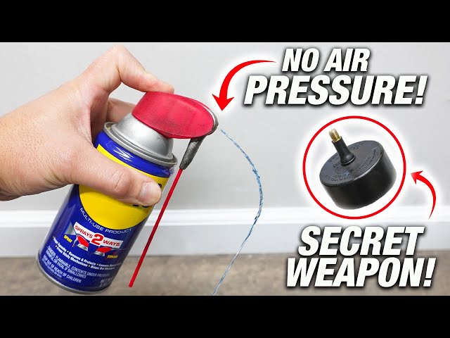 STOP Throwing Away Aerosol Spray Cans With No AIR! How To Recharge, Save And Fix It! DIY