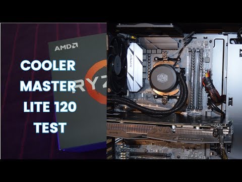 Cooler Master MasterLiquid 120mm lite  Unboxing , Installation(ryzen)  & Testing