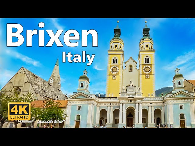 Brixen, Italy - Walking Tour (4K Ultra HD)