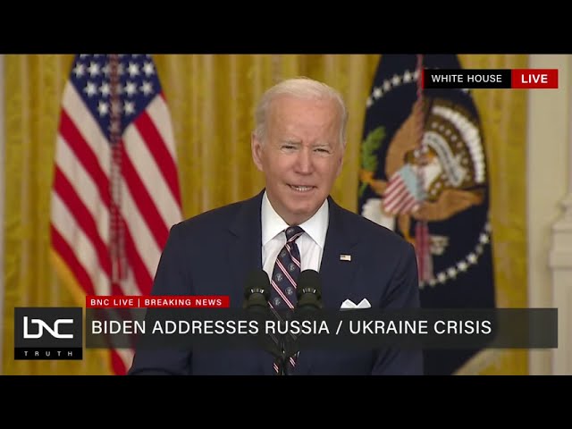 Biden: Putin Violated International Law in Russia/Ukraine Crisis