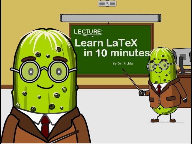 Learn LaTeX in under 10 minutes