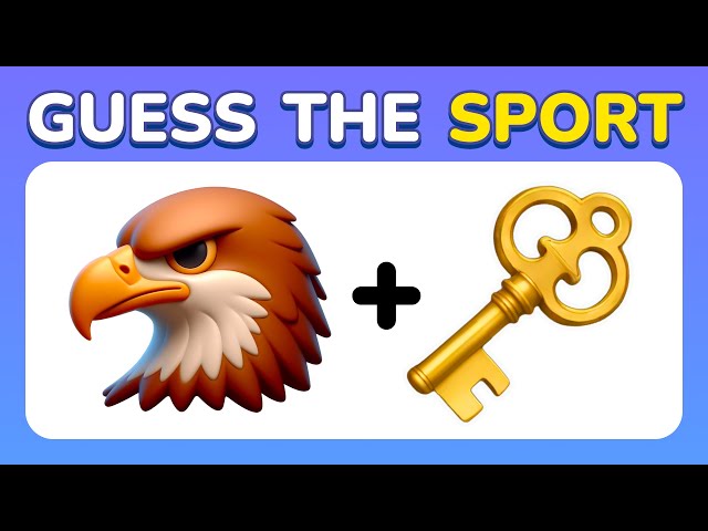 Can You Guess the Sport by Emoji? 🏀⚽🏈  35 Easy, Medium, Hard Levels