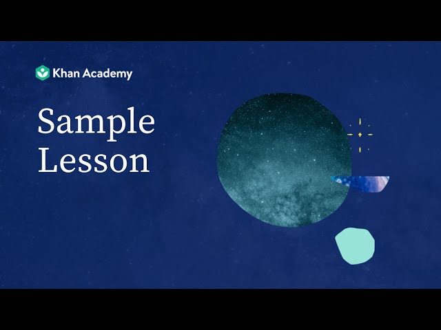 Khan Academy Sample Zoom Class