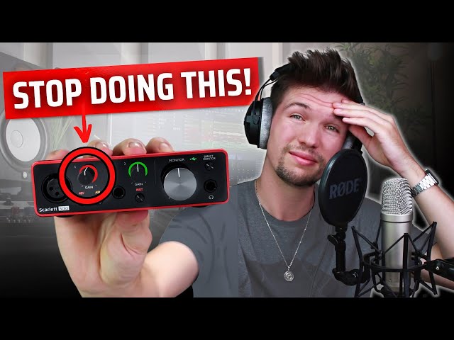The 5 WORST Vocal Home Recording MISTAKES!