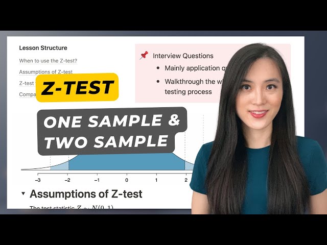 What is the Z-test for Means in Statistics? Easy Explanation for Data Science Interviews