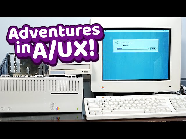 Adventures in A/UX, Apple's UNIX for the Classic Macintosh!