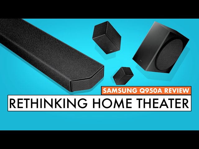 SAMSUNG ATMOS SOUNDBAR Samsung Q950A Review - Rethinking Home Theater!