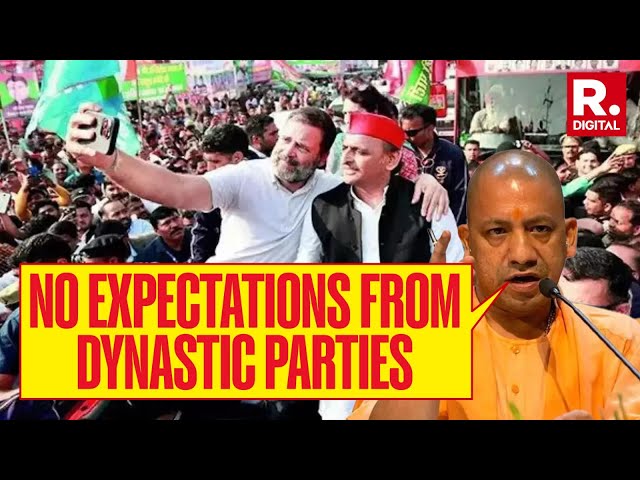 Yogi Adityanath Tears Into ‘Dynastic’ Parties’ Politicians, Slams Congress, SP
