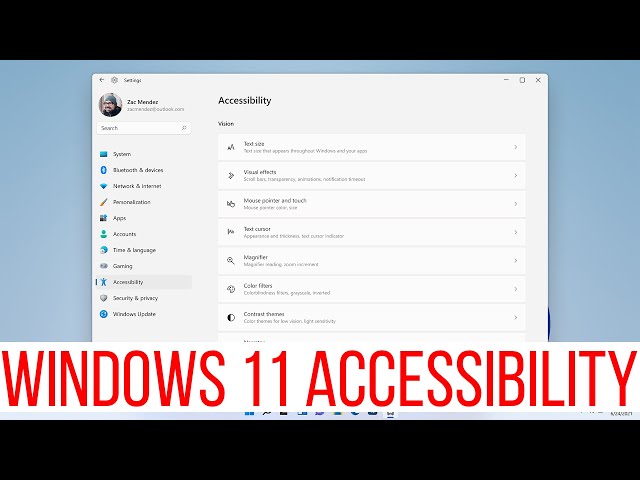 Microsoft Details Windows 11's Accessibility Features #shorts