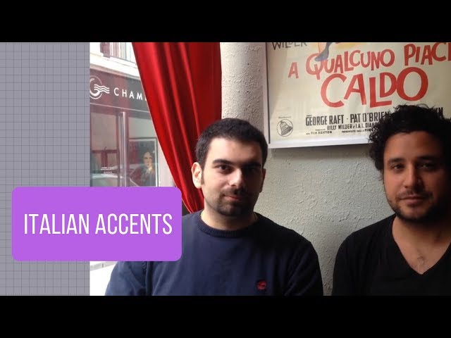 A demonstration of Italian accents and dialects (English and Italian subtitles)