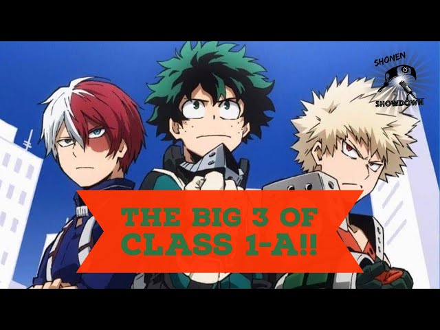 The Big 3 of Class 1-A!! Midoriya vs Bakugo vs Todoroki?! | My Hero Academia