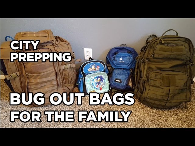 How to build Bug out Bags for the family