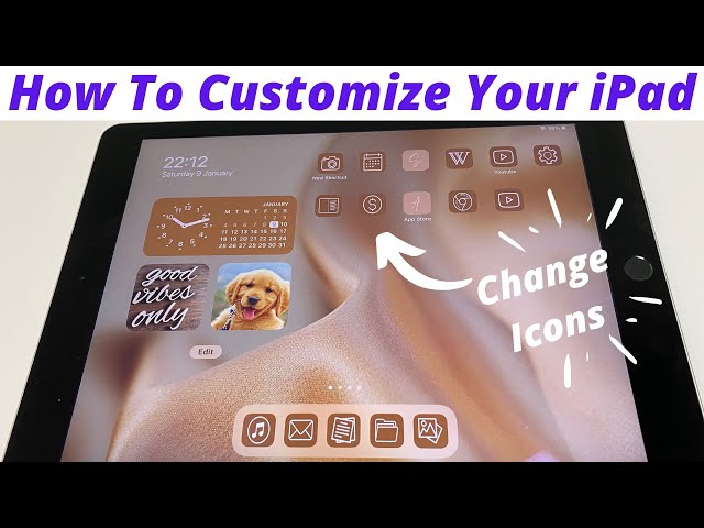 How To Make Your iPad Aesthetic - IOS 14 Customize Widgets and Icons (2021)