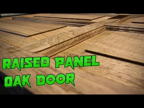 OAK RAISED PANEL CUPBOARD DOOR & FRAME BUILD SERIES
