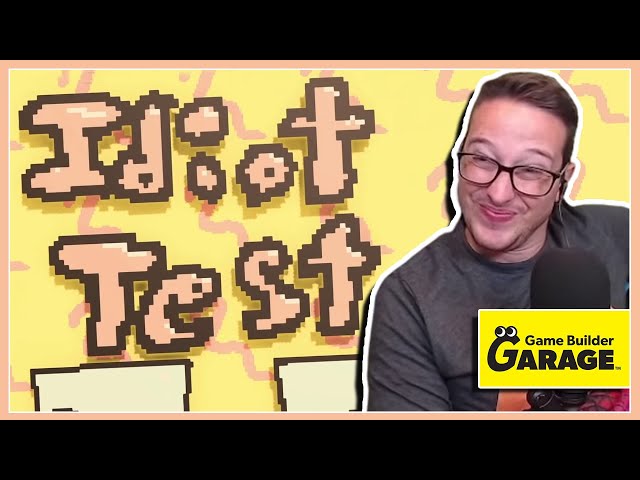 I Failed The IDIOT TEST In Game Builder Garage...
