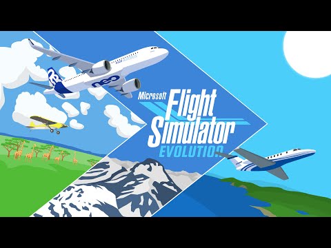 Evolution of Microsoft Flight Simulator (Animation)