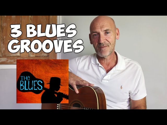 3 Blues Grooves  - Guitar lesson