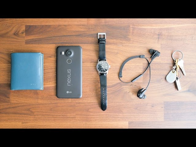 My Everyday Carry (EDC) - Just the Essentials (Watch, Wallet, Phone, Earbuds, Keys)