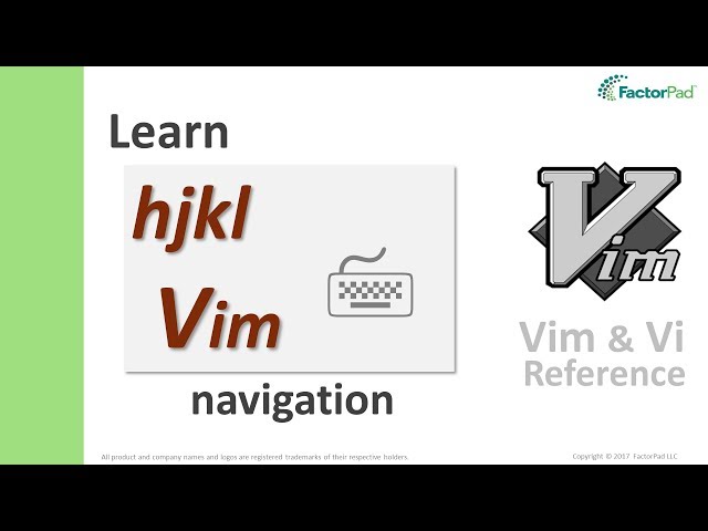 hjkl Vim - Learn vim keyboard navigation with hjkl keys and numbers