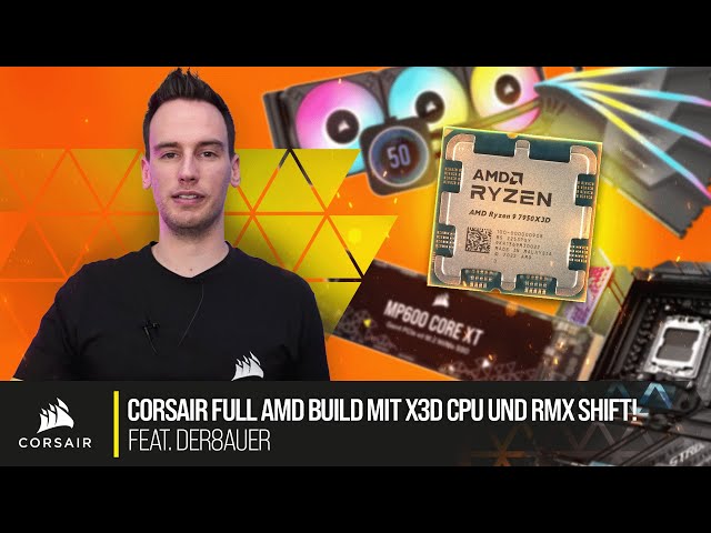 High-End AMD Gaming-Build mit 7950X3D, RX 7900 XTX und RMx Shift feat. @der8auer 🔥🖥️
