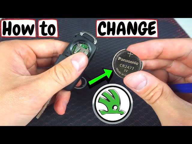 Skoda Octavia Key BATTERY Change🚘How to replace FOB key battery?👌[Replacement tutorial) Mk2, Mk3