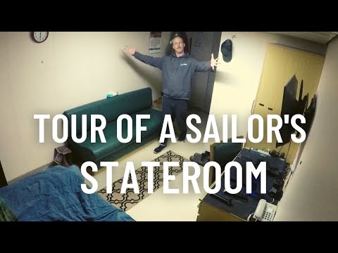 MY ROOM ON A TANKER SHIP