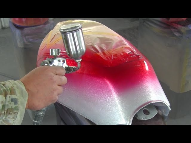 カスタムペイント・How to custom paint a motorcycle / How to paint candy color