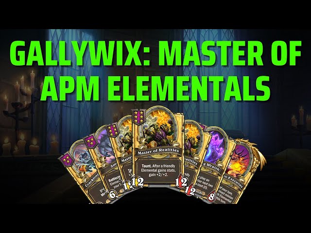 Gallywix: Master of APM Elementals | Hearthstone Battlegrounds Gameplay | Patch 21.3 | bofur_hs