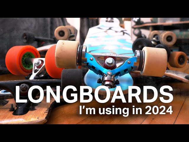 THESE are the Longboards I'm taking with me to 2024