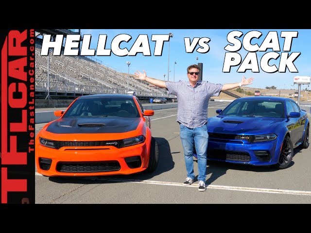 2020 Dodge Charger Hellcat Widebody vs Scat Pack Widebody - You'll Be Surprised Which One We'd Buy!