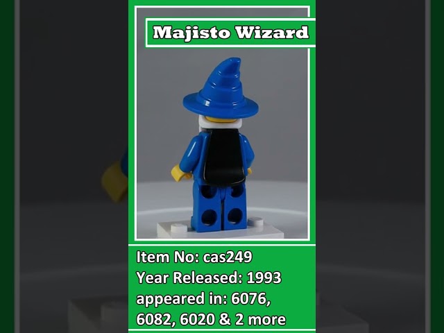 Shorts: LEGO® Minifigures Castle cas249 - Majisto Wizard #Castle #Knight