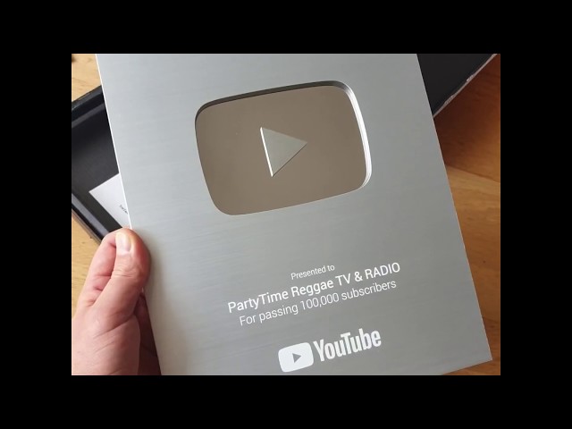 Trophée de créateur YouTube pour Party Time TV - 100 000 abonnés - 2020