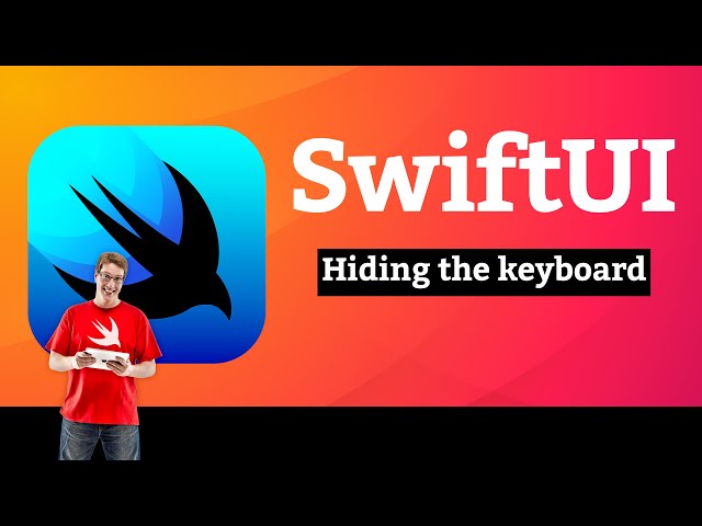iOS 15: Hiding the keyboard – WeSplit SwiftUI Tutorial  11/11