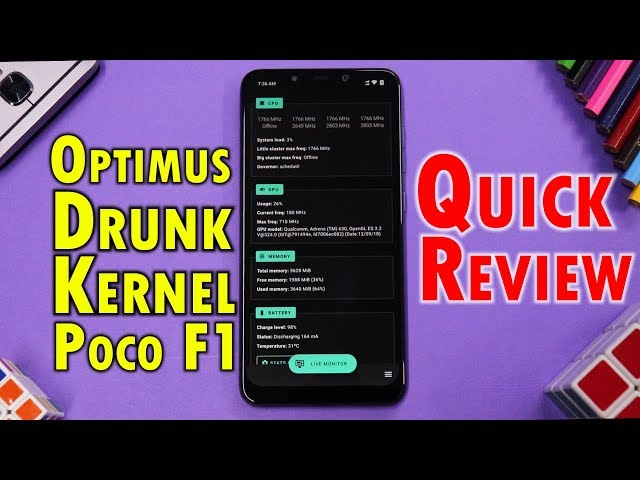 Watch This Before You Flash A Custom Kernel On Poco F1 | Optimus Drunk Kernel | Better Than Stock