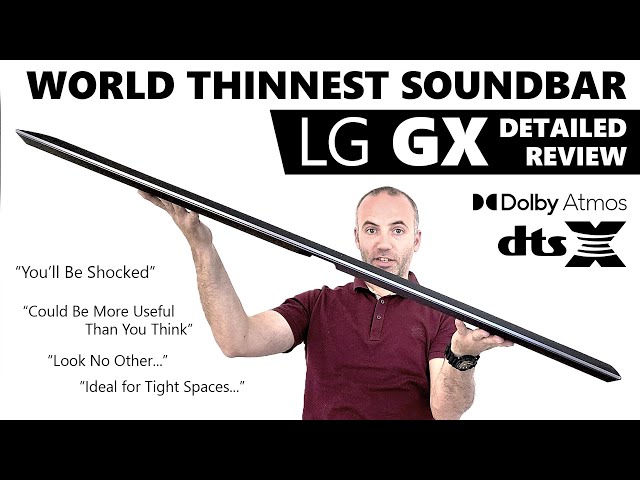 LG GX 3.1CH Dolby Atmos & DTS:X Sound Bar Most Detailed Review